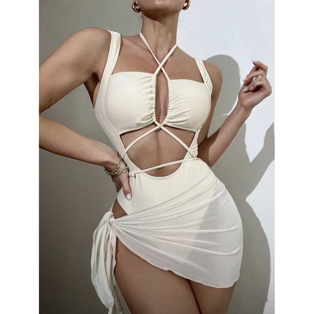 Monochrome Suit Set - Cikini-Monochrome Sexy Bikinis Set для женщин,