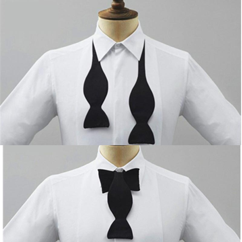 Women Formal Wear Black And White - Мужской формальный готовый галстук-бабочка с регулировкой,