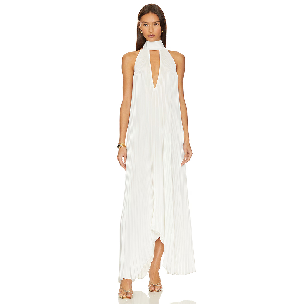 Women'S Formal Wear For Wedding Guest - Вечерние платья с глубоким V-образным вырезом,