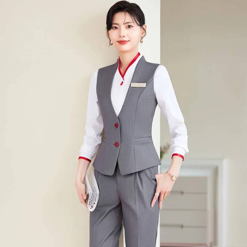 Women Formal Wear For Plus Size - Плюс размер 5XL Формальные брючные костюмы