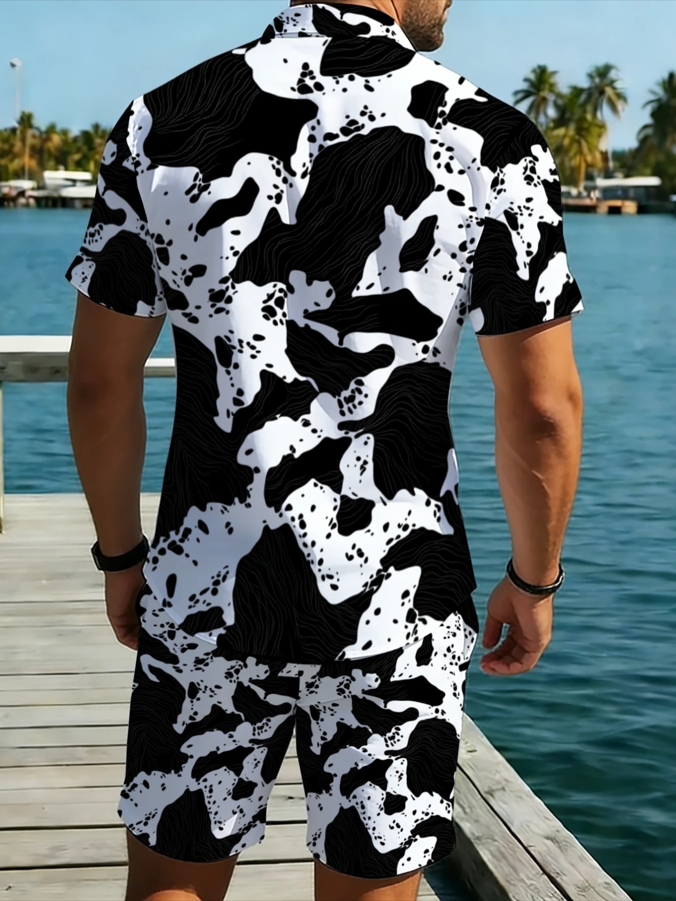 Монохромный абстрактный камуфл – обзор и цена Monochrome Suit Set