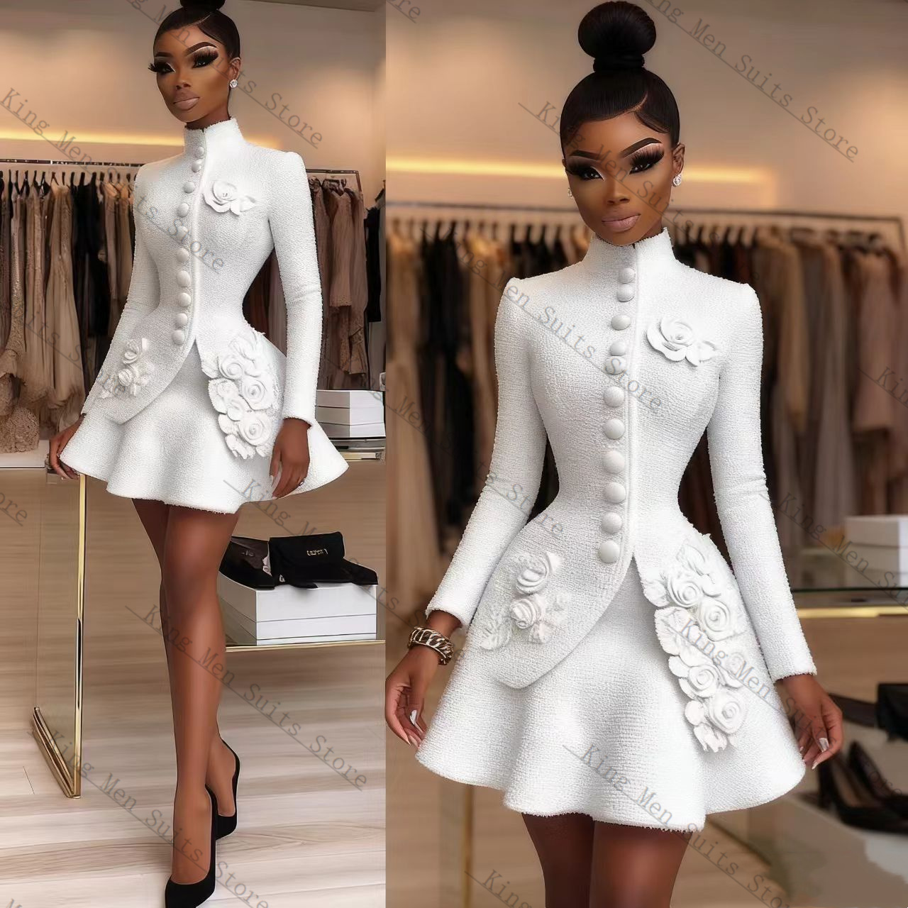 Роскошный белый женский костюм – обзор и цена Women'S Formal Wear For Wedding Guest