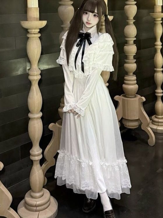 Японское кружевное платье с ко – обзор и цена Women Formal Wear Dress