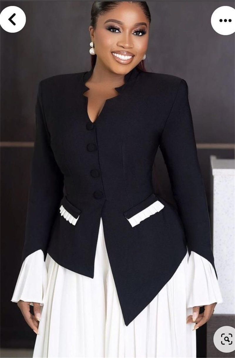 Белый, черный женский костюм,  – обзор и цена Women Formal Wear Black And White