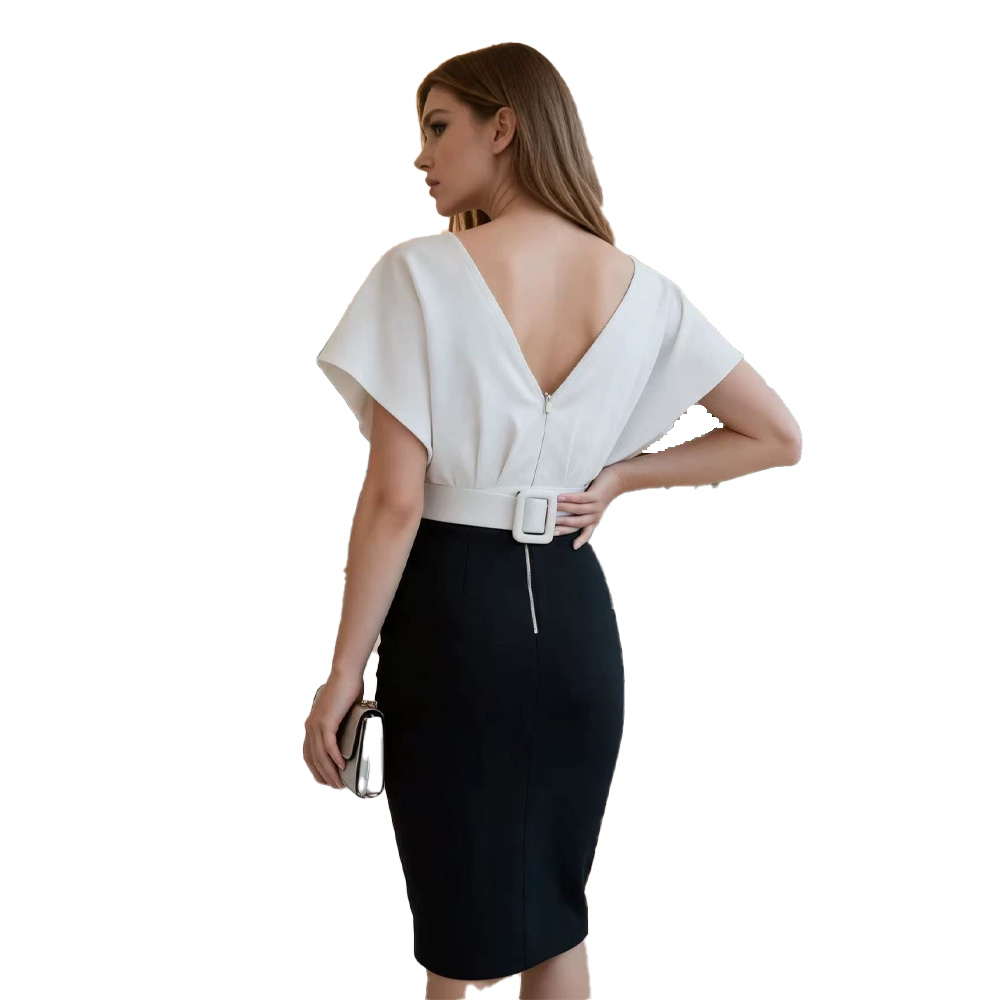 Платье-обманка с эффектом двух – обзор и цена Women Formal Wear Black And White
