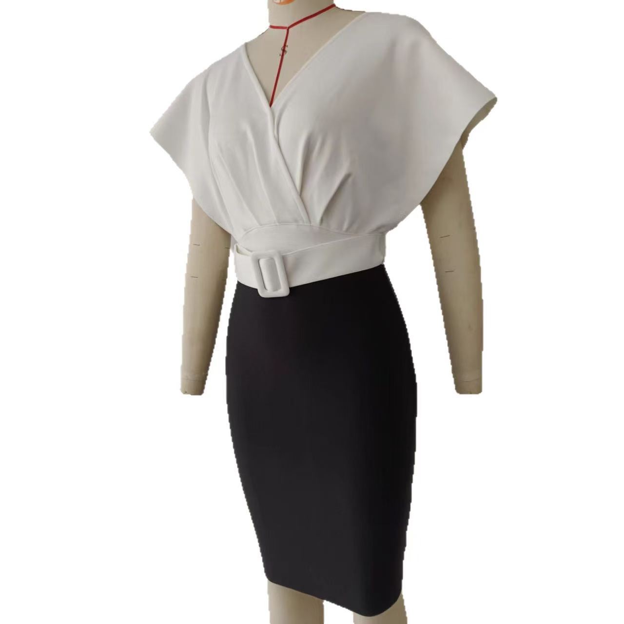 Платье-обманка с эффектом двух – обзор и цена Women Formal Wear Black And White