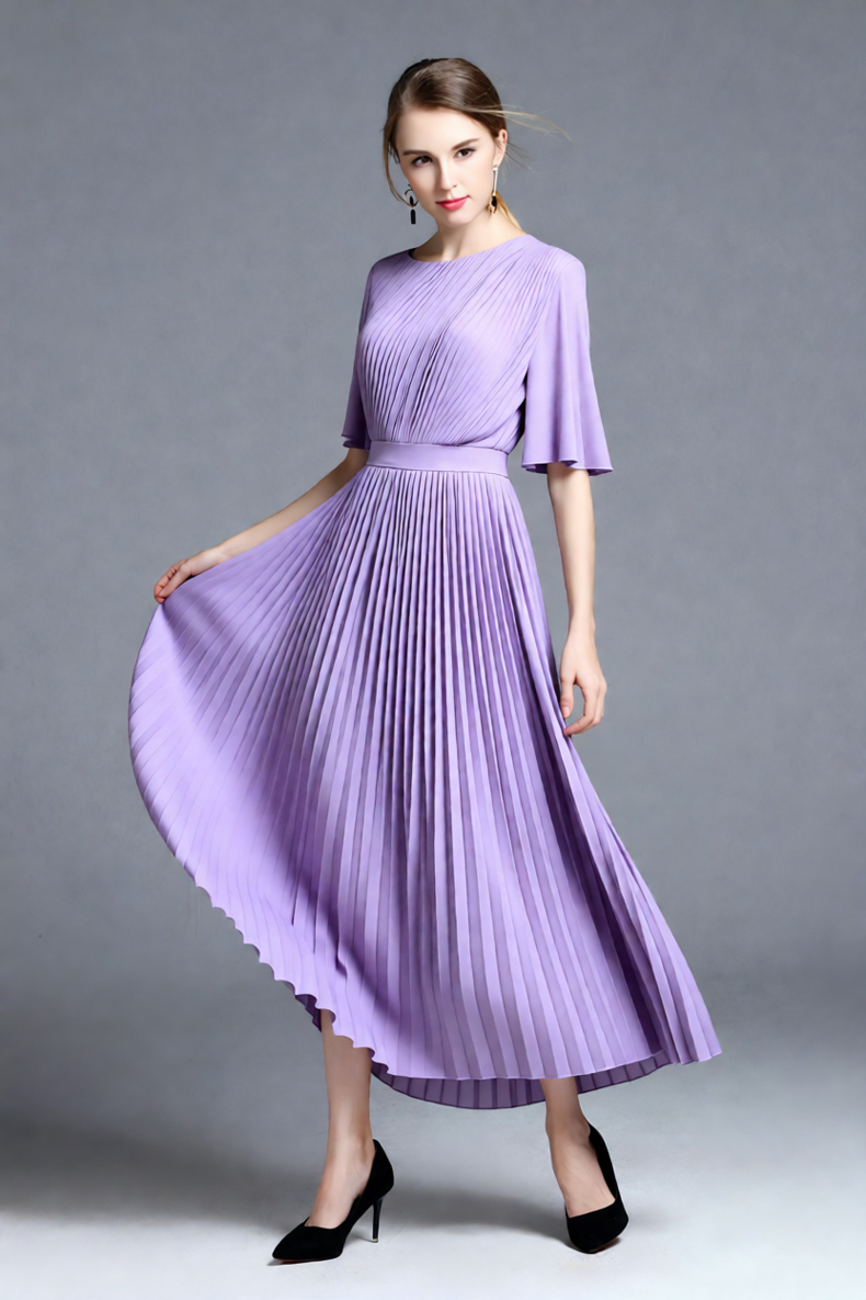 Женское сиреневое плиссированн – обзор и цена Women'S Formal Wear For Wedding Guest